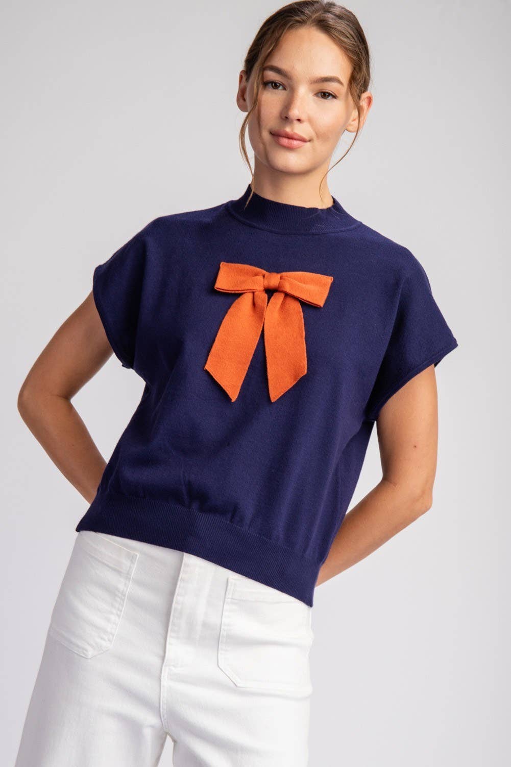 Chic Bow Sweater