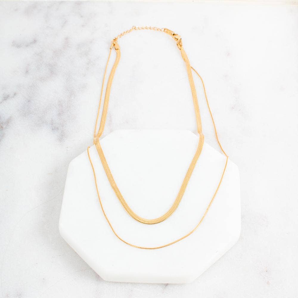 Brooklyn Layered Chain Necklace