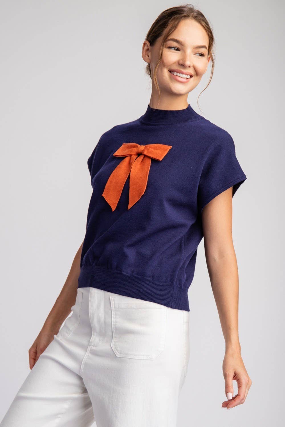 Chic Bow Sweater