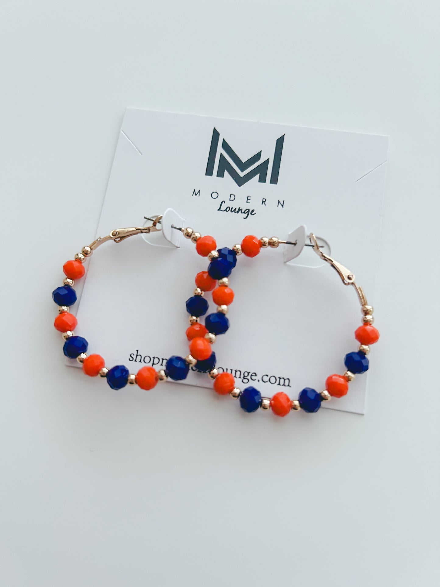 Blue & Orange Hoops