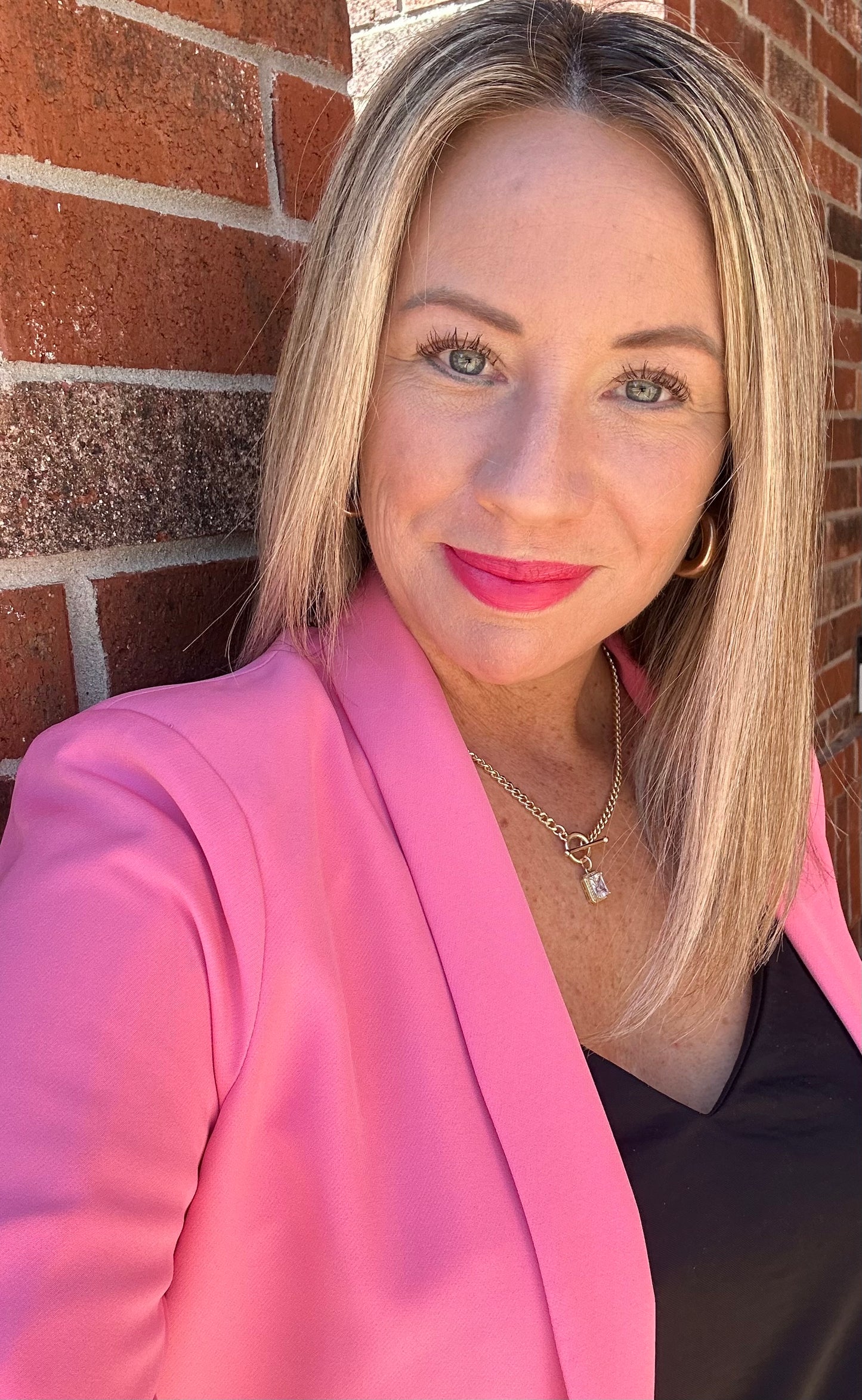Boyfriend Blazer: Pink