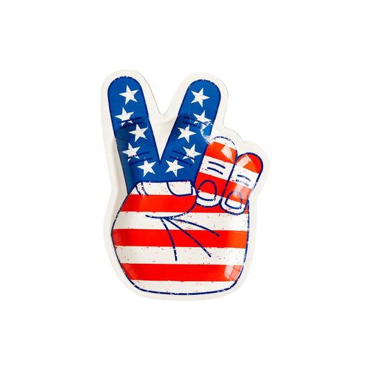 Peace Flag Plates