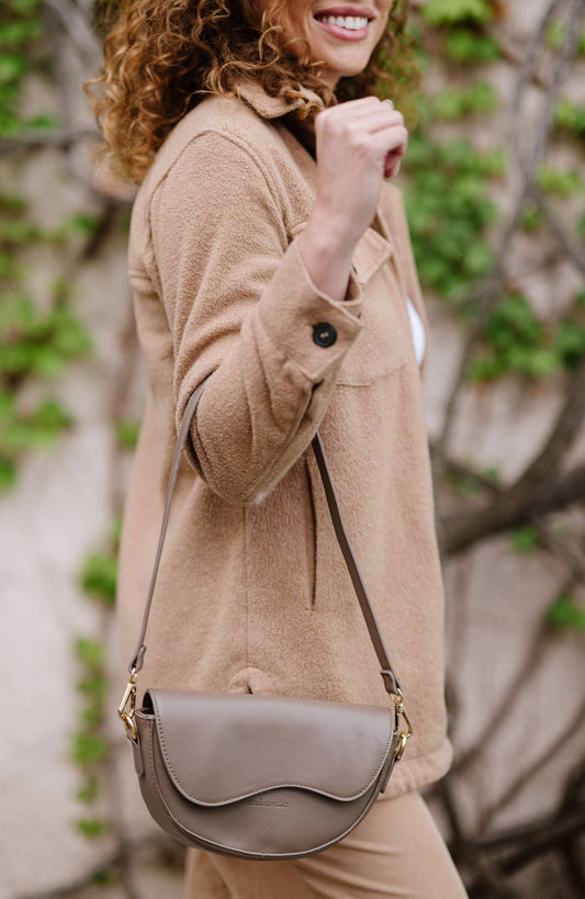 Sloane Handbag: Taupe