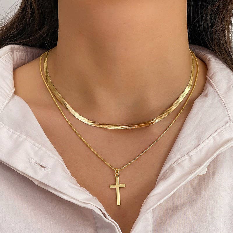 Cross Layering Necklace