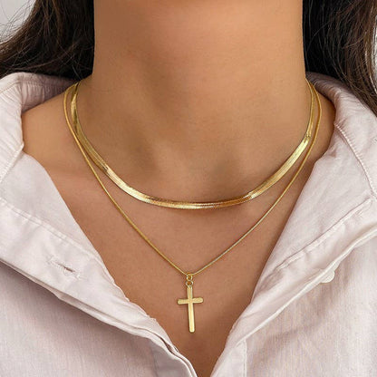 Cross Layering Necklace