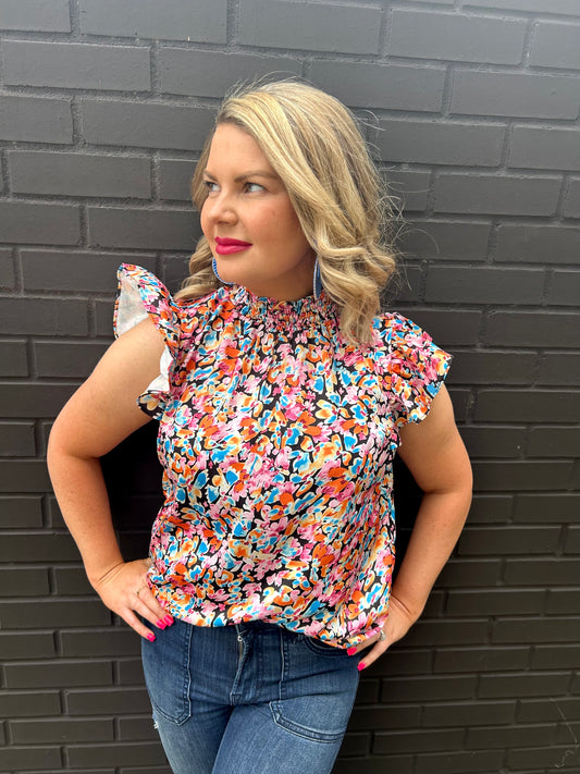 Abstract Orchid Top