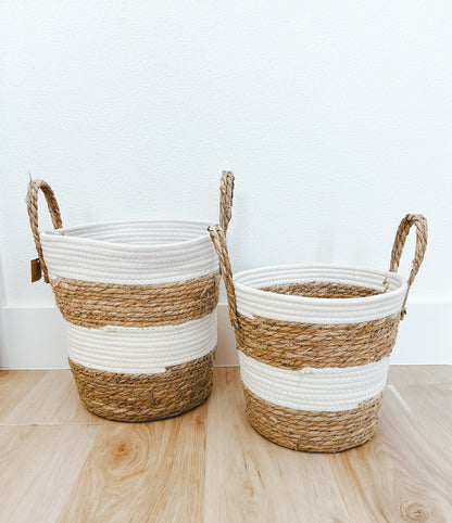 Striped Basket - Large