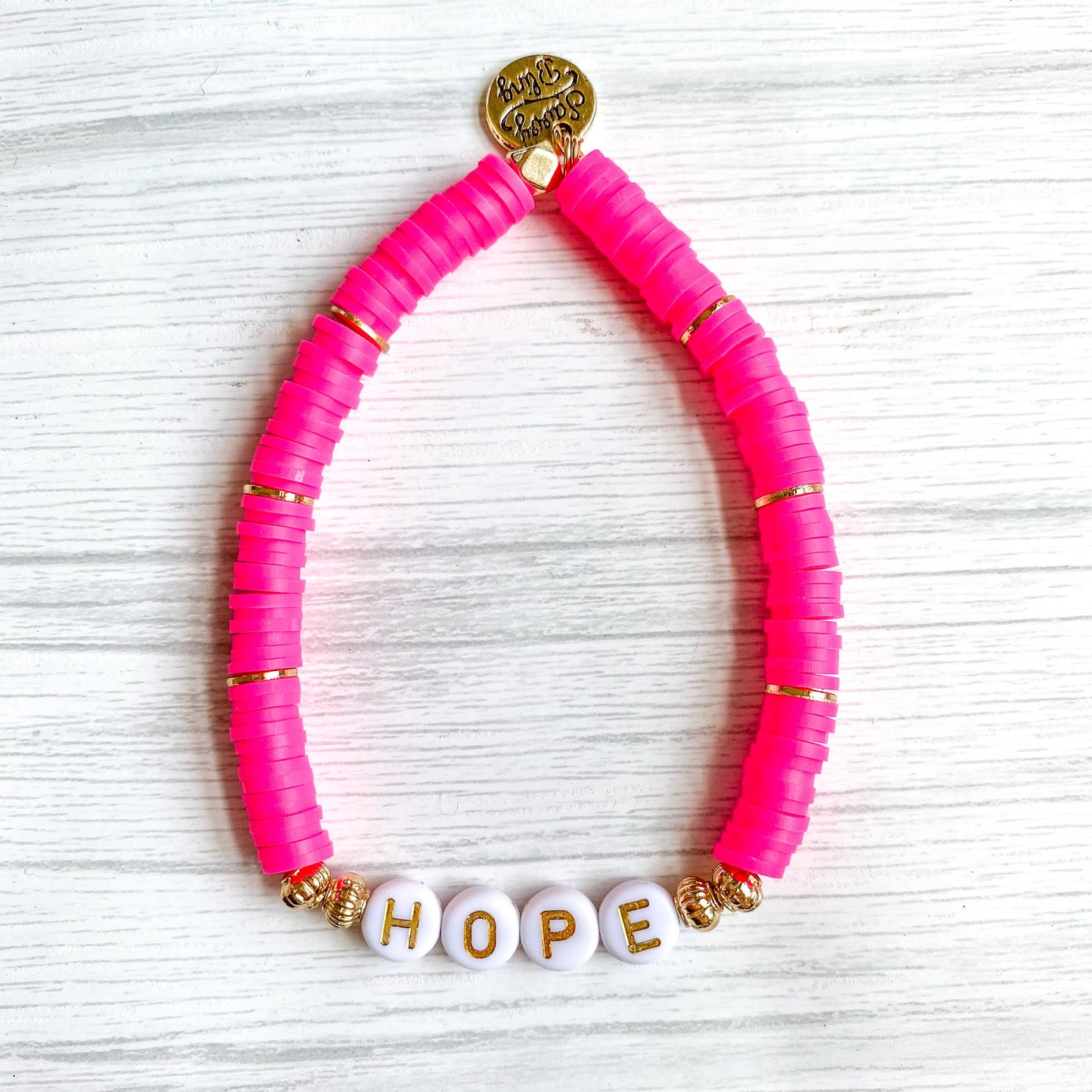 Hope Bracelet- Hot Pink