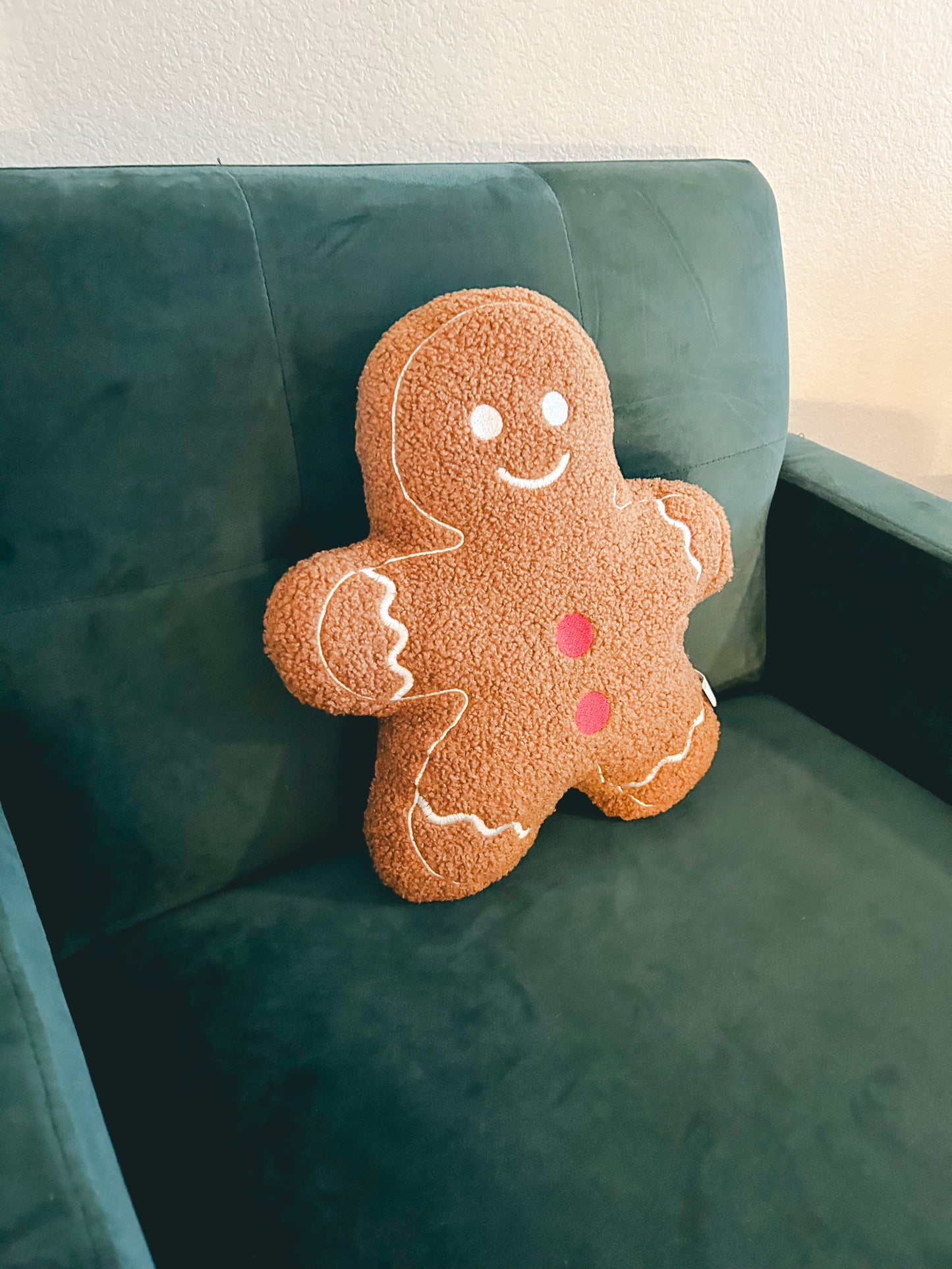 Gingerbread Man Pillow