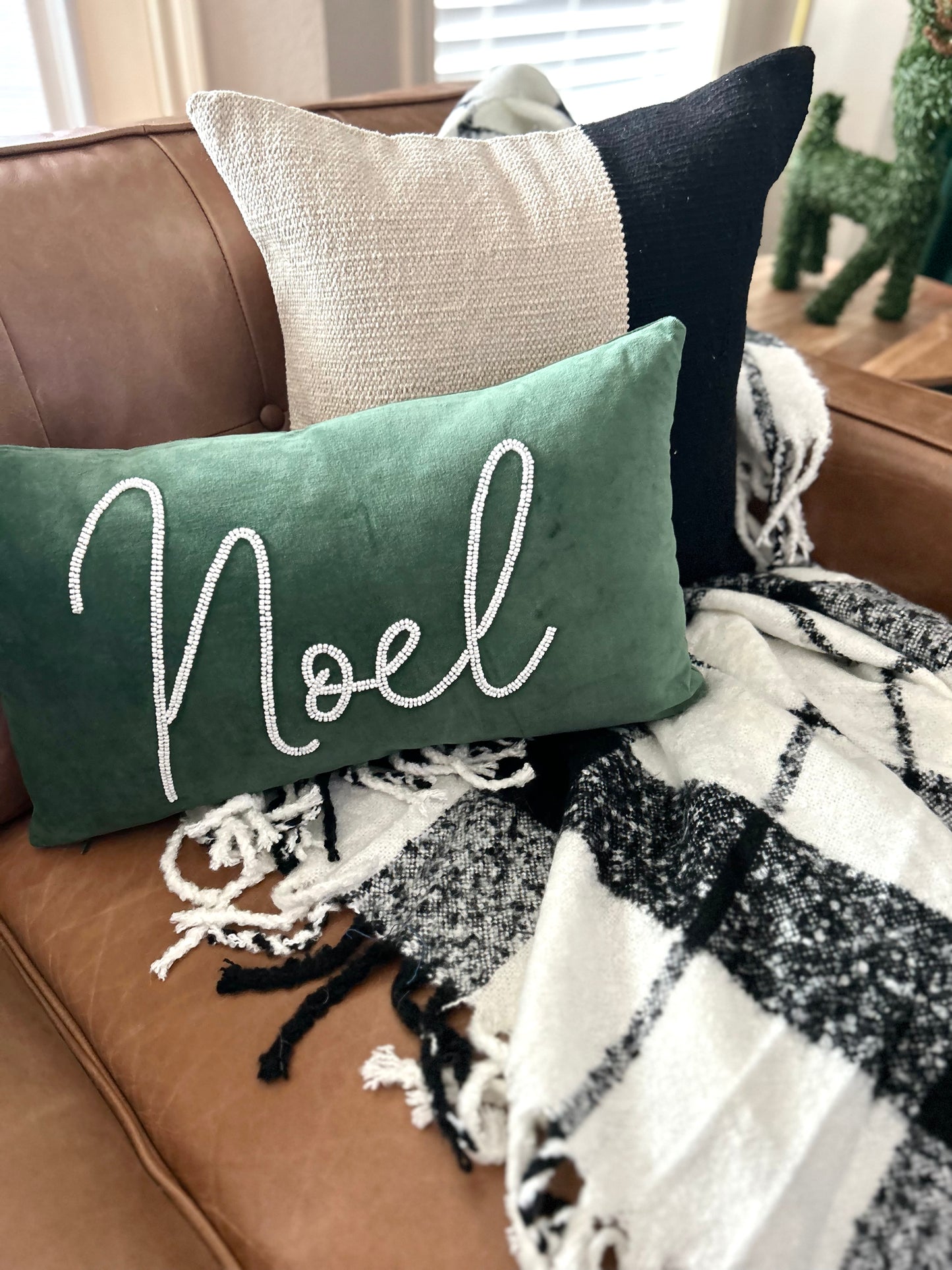 Noel Holiday Pillow