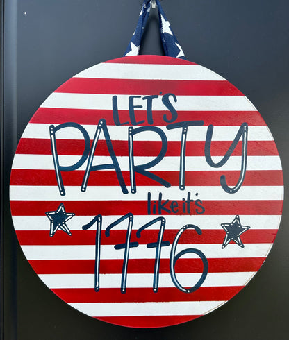 1776 Door Hanger