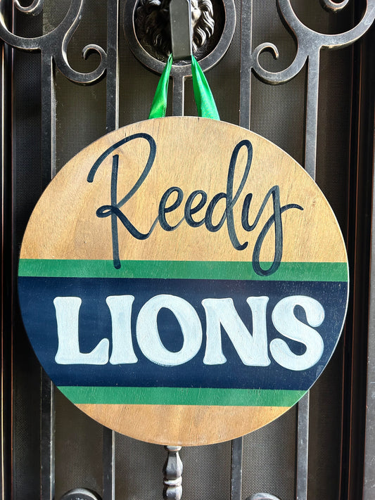 Reedy Door Sign