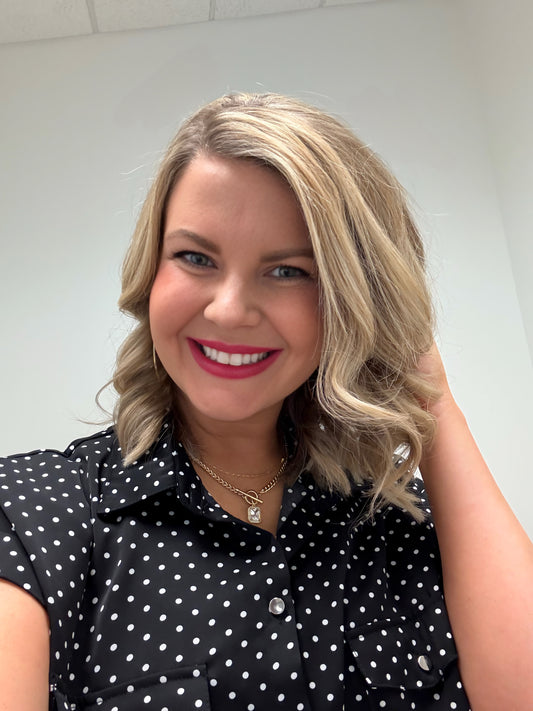 Posh Polka Dot Top
