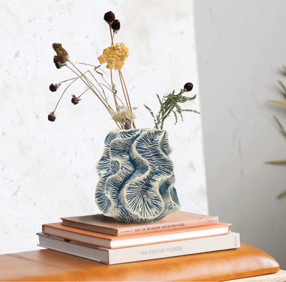 Textured Stone Vase