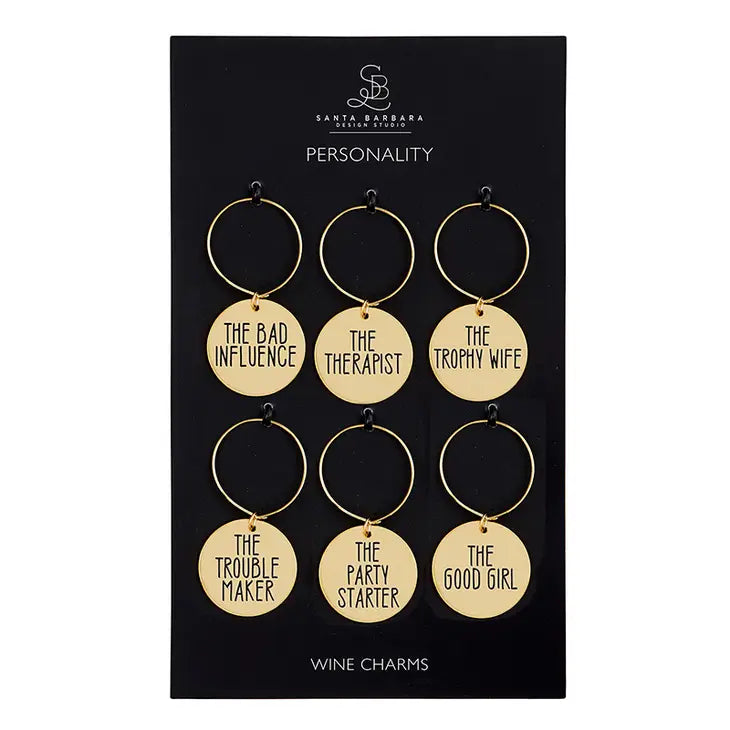 Personality Wine Charms