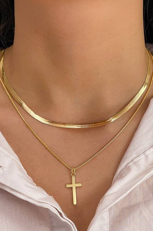 Cross Layering Necklace