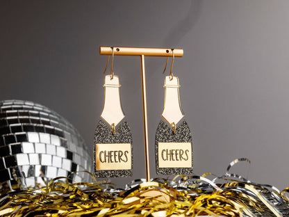 Cheers Champagne Earrings